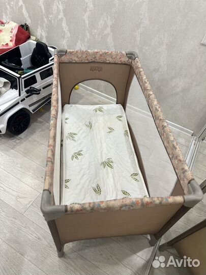 Детская кровать манеж с матрасом