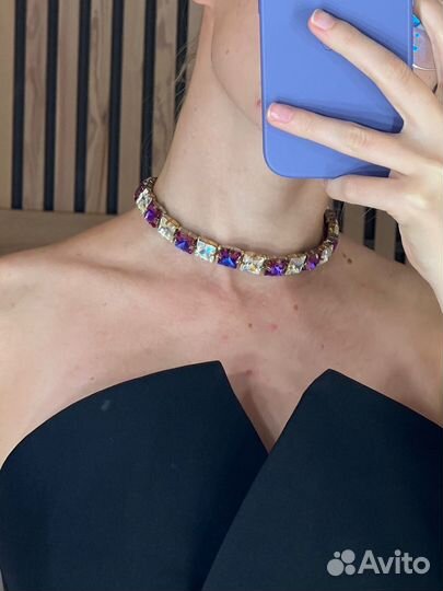 Чокер с кристаллами