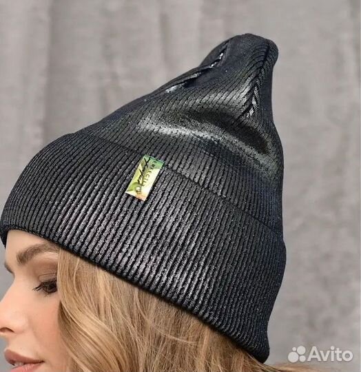 Шапка бини женская