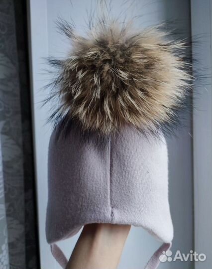 Зимняя шапка на девочку Наследник Выжанова 46-48