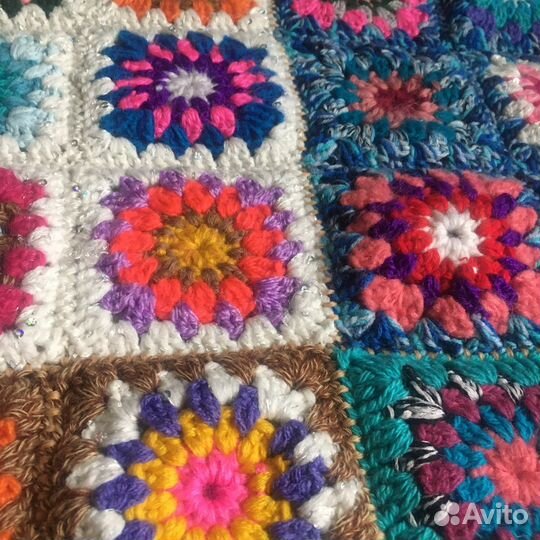 Вязаный плед