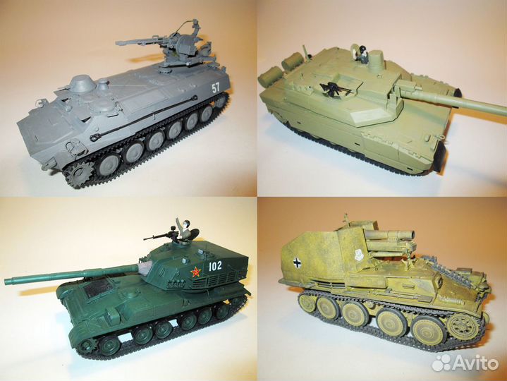 1-35 Модель Танка, Боевые машины (более 100 штук)