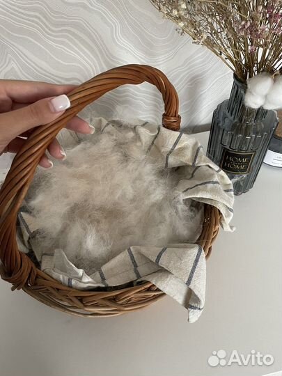 Носки из собачьей шерсти детские 19см