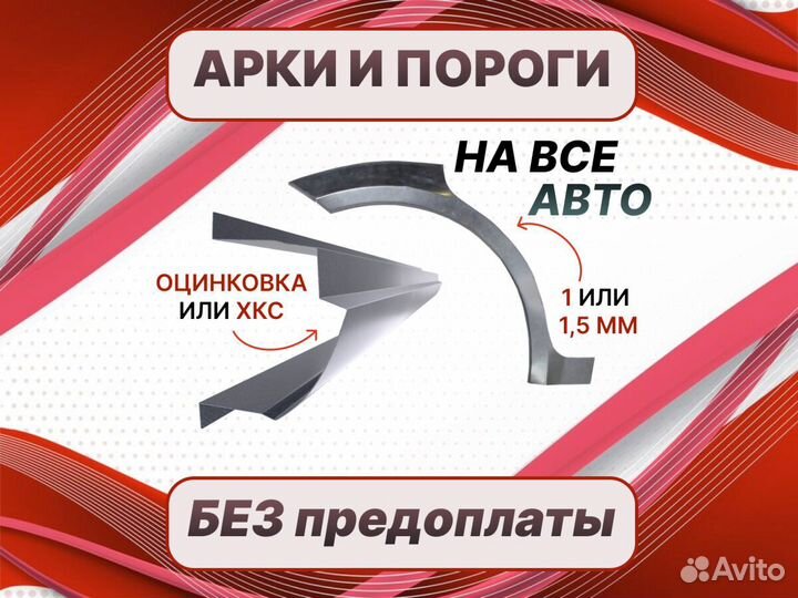 Задняя арка Citroen Nemo