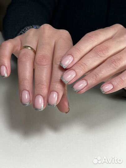 Маникюр+однотон