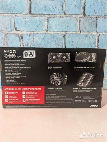 Видеокарта Asrock RX7600XT CL 16GO