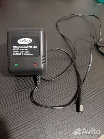 Адаптер питания 220/7,5v 380mA