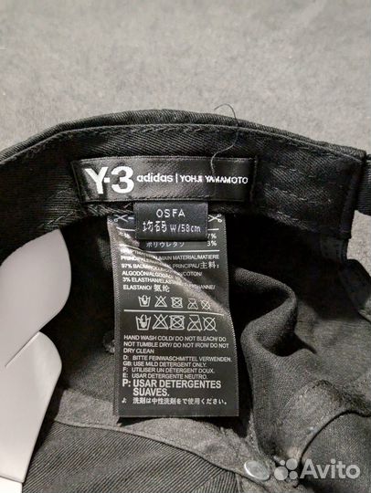 Кепка Y-3 Adidas x Yohji Yamamoto