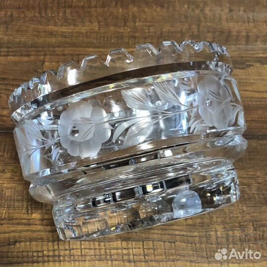 Конфетница хрусталь СССР