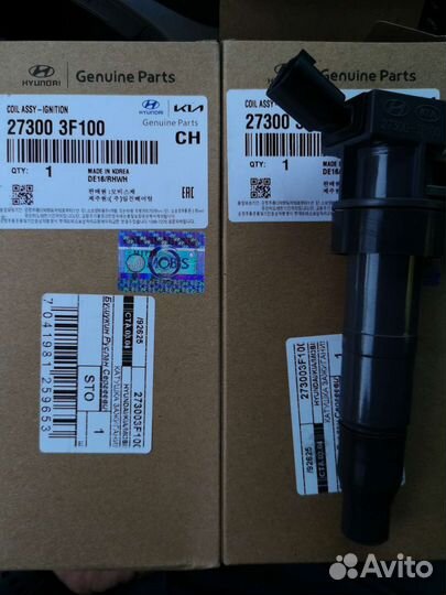 Катушка зажигания ix35, cerato,Equus,h-1,optima