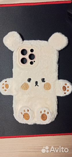 Плюшевый чехол на iPhone 13pro max