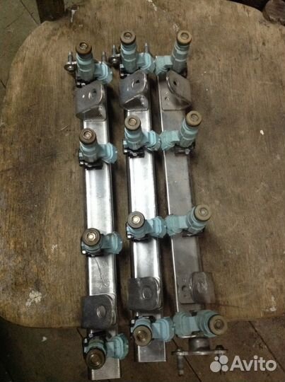 Форсунка топливная рампа Киа Рио Хендай Солярис