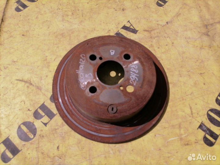 Диск тормозной задний Toyota Corolla 120 2001-2006