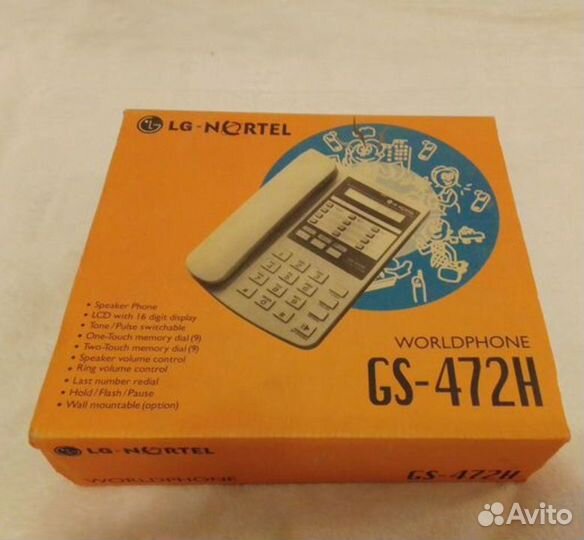 Проводной стационарный телефон LG GS-472H
