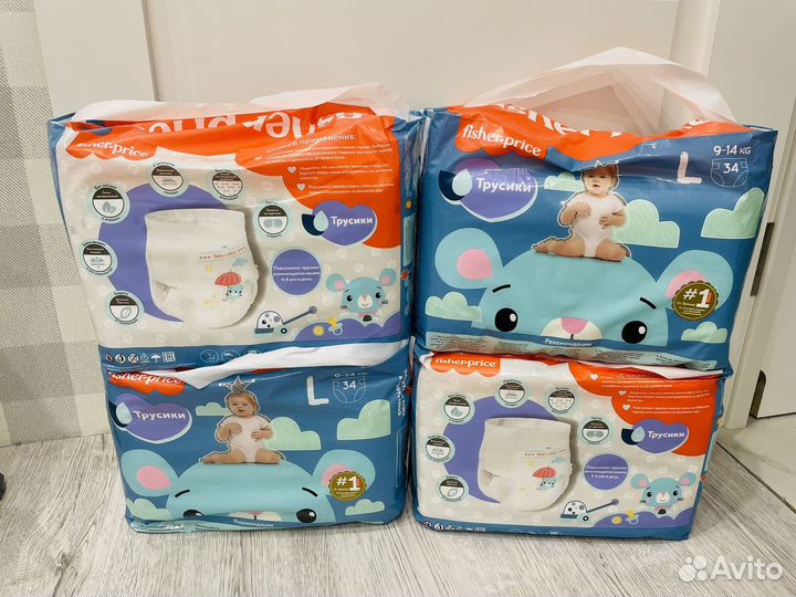 Подгузники трусики Fisher Price
