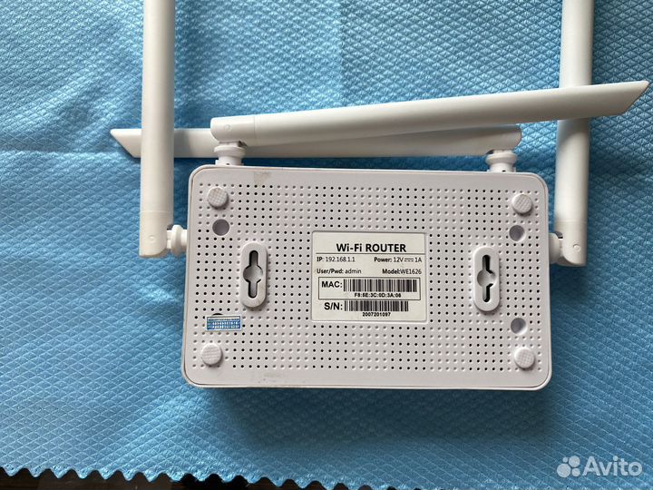 Wi-Fi роутер ZBT WE1626 с разъемом под USB-модем