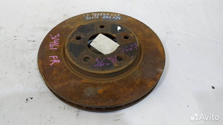 Диск тормозной nissan Serena C25 05-10 Передний 28