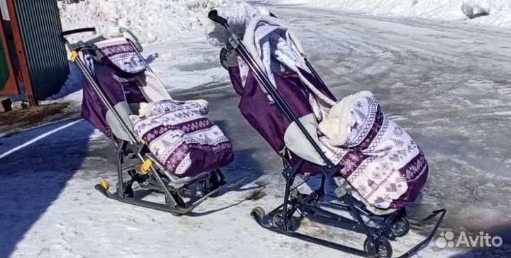 Детские санки коляска бу