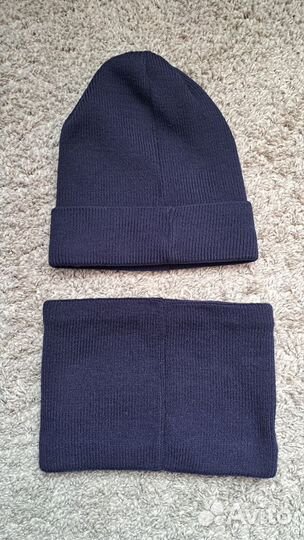 Шапка со снудом для мальчика