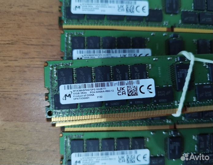 32GB DDR4 ECC micron 3200 MHz