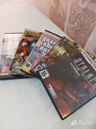 Компьютерные игры диски для пк (набор 25 шт)