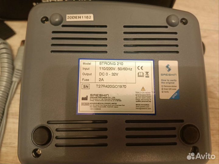 Аппарат для маникюра strong 210 оригинал
