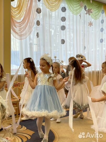 Платье для нового года на девочку рост 116 -122