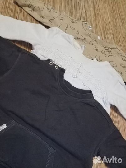 Вещи пакетом для девочки от 74 до 86