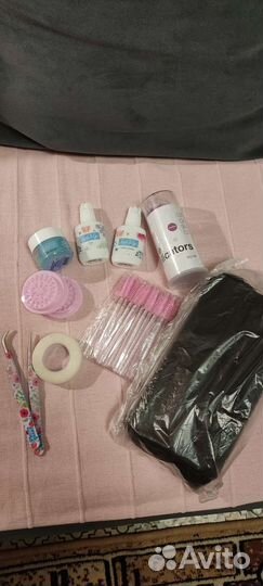 Набор для наращивания ресниц бу