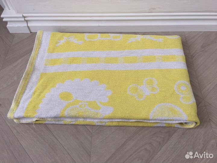 Одеяло байковое+простынь в детскую кровать