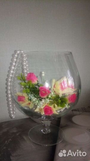 Ваза в виде бокала
