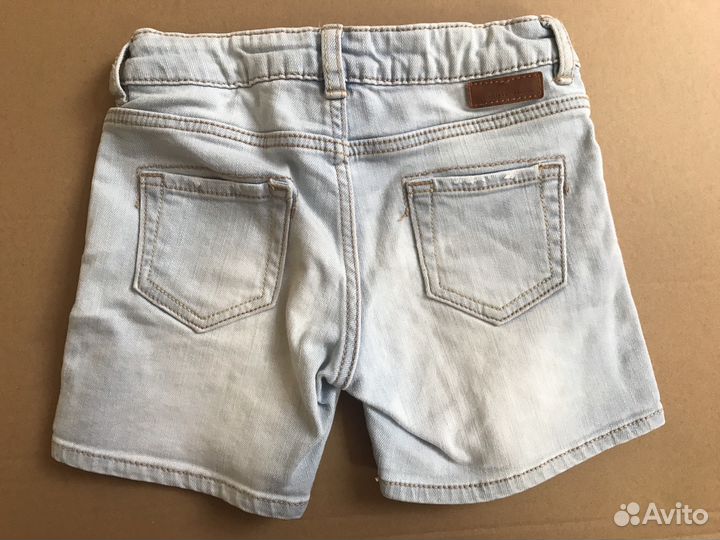 Шорты джинсовые Zara 104 р. в отл. сост