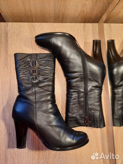 Сапоги женские зимние натуральная кожа