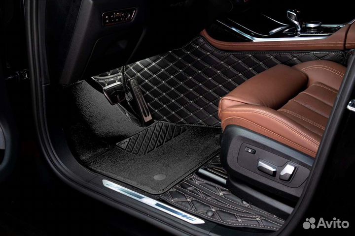 3D Коврики Audi Салон Багажник из Экокожи