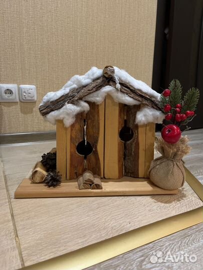 Новогодняя поделка домик