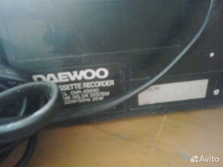 Видеомагнитофон daewoo