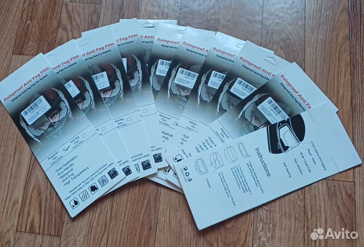Незапотевающая, антидождь плёнка для визора
