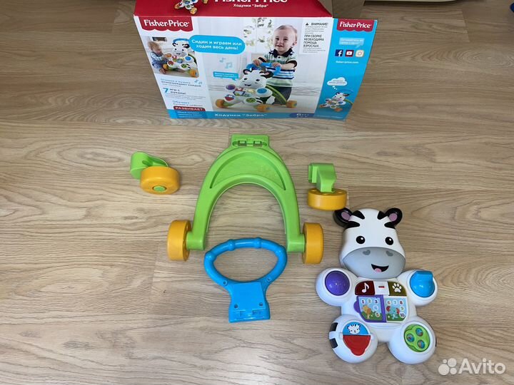 Каталка-ходунки Fisher-Price Зебра