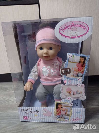Baby annabell оригинальная ходит ползает