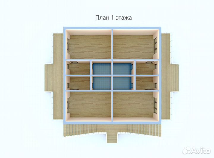 Лстк каркас мини-гостиницы