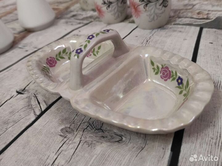 Икорница рижский фарфоровый завод и советский фарф