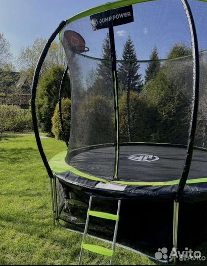 Батут с сеткой Jump Power 8 Ft Pro Inside Basket