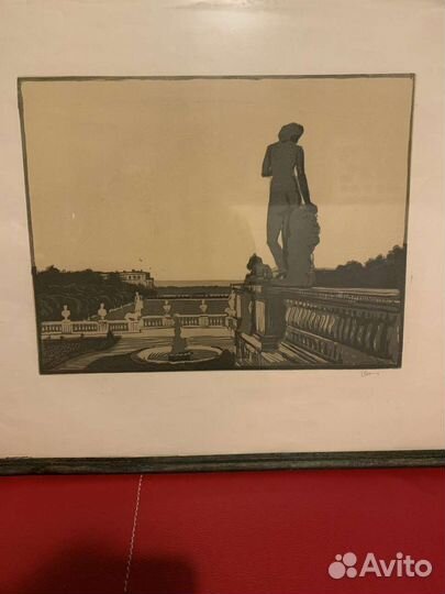 Авторская Линогравюра Снаткин С.А 