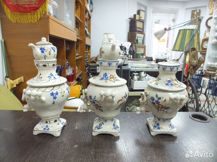 Самовар обливная керамика - винтаж СССР