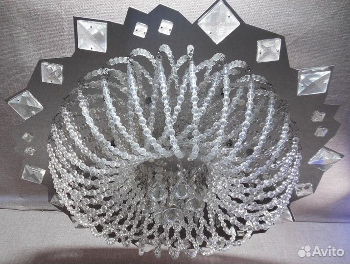 Люстра Г Диамант 1055/12 CR ledy