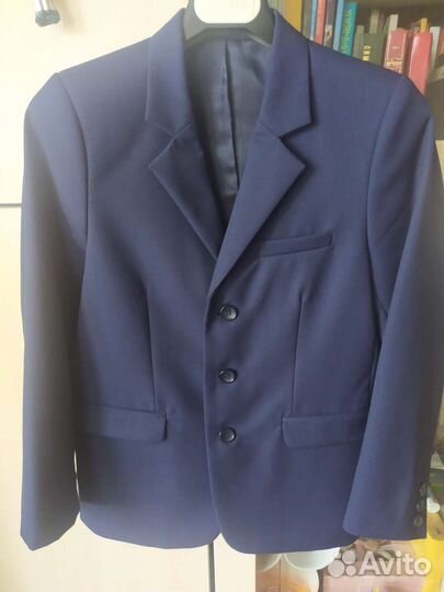 Пиджак школьный для мальчика 134