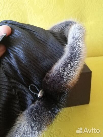 Норковая шапка женская