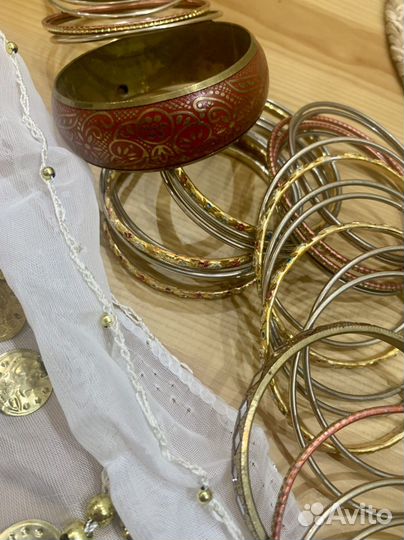 Пояс и браслеты для восточных танцев