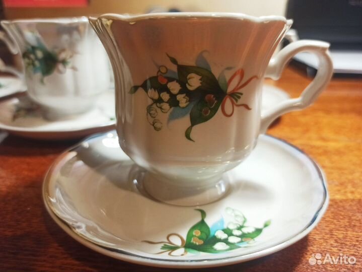 Музейный экспонат сервиз,ландыш, СССР