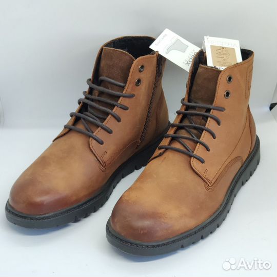 Ботинки 40, 41 Geox кожа утеплённые новые оригинал